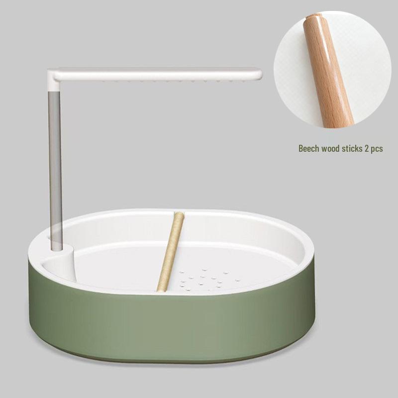 Large Bird Bath Basin for Parrots, Budgerigars, and Cockatiels – Built-in Birdcage Bathing Accessory