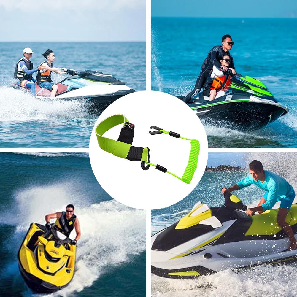 Boat Motor Safety Tether Lanyard with Buckle Emergency Flameout Rope Key Reminder Rope Safety Tether for YAMAHA Jet Ski