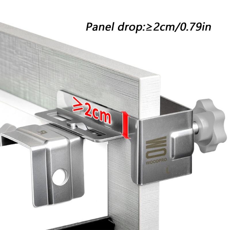 Strong Drawer Fixing Tool for Side Mount Installation Including Thick Plate & Movable Design Suitable for Easy Alignment