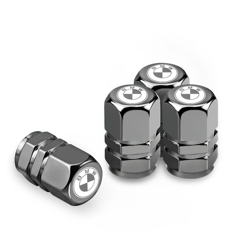 2026 Hot 4Pcs Metal Car Tire Valve Core Cap Wheel Valve Cover For BMW G30 G20 G05 F30 F10 E90 F20 E60 X4 X5 X6 G20 G05 G11 E48 Auto Parts GK3