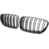 [Reemplazo] Rejillas de Parrilla Central Delantera Color Fibra de Carbono para BMW E81 E87 E82 E88 Serie 1 2007-2011 2 PUERTAS 4 Puertas 120I 128I 130I 135I