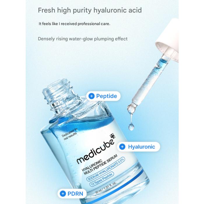 Medicube Hyaluronic Multi Peptide Ampoule 30ml (3 Options)
