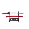 NIKKEN CUTLERY Touken Ranbu Paper Knife Magoroku Kanemoto Model with Stand Red TR-40M Japanese Sword Letter Opener Made In Seki Japan