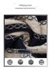 Wool Color Block Knit Sweater - Women's 2023 Autumn/Winter Slimming Half-High Neck