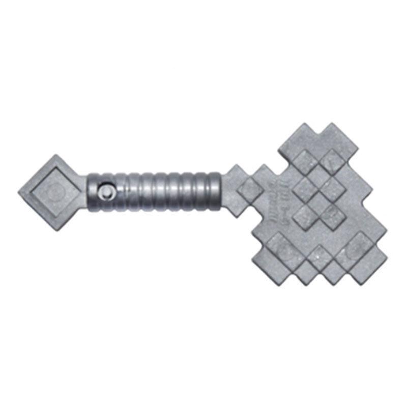 50g Pixel Axe Man Figure Weapon Building Blocks, Compatible Spare Parts (Small Particles 18788) Standard