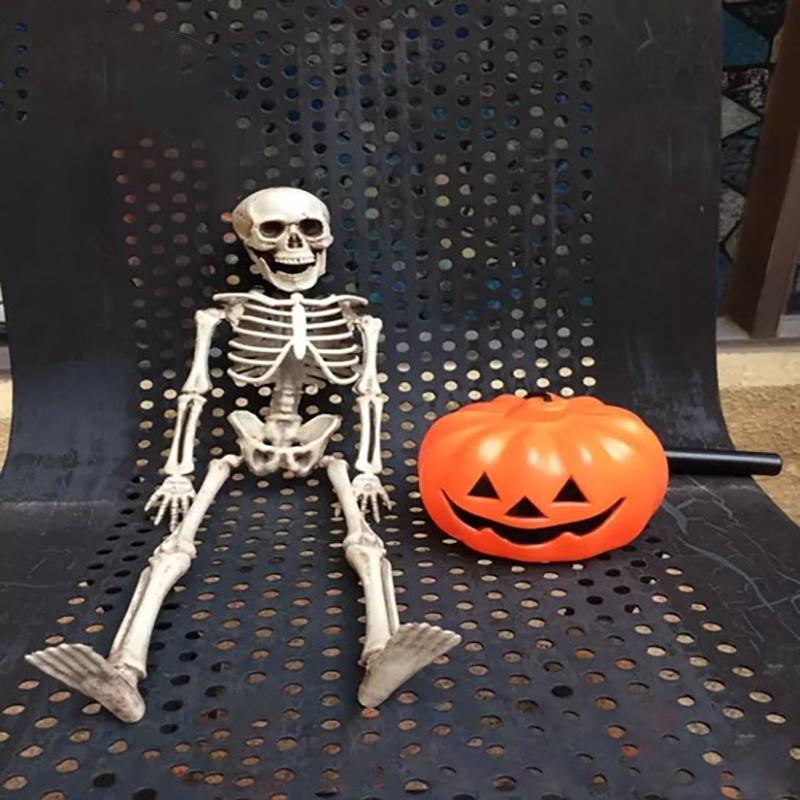 Human Skeleton Scary Skull Haunted House Halloween Prop Party Decor Atmosphere