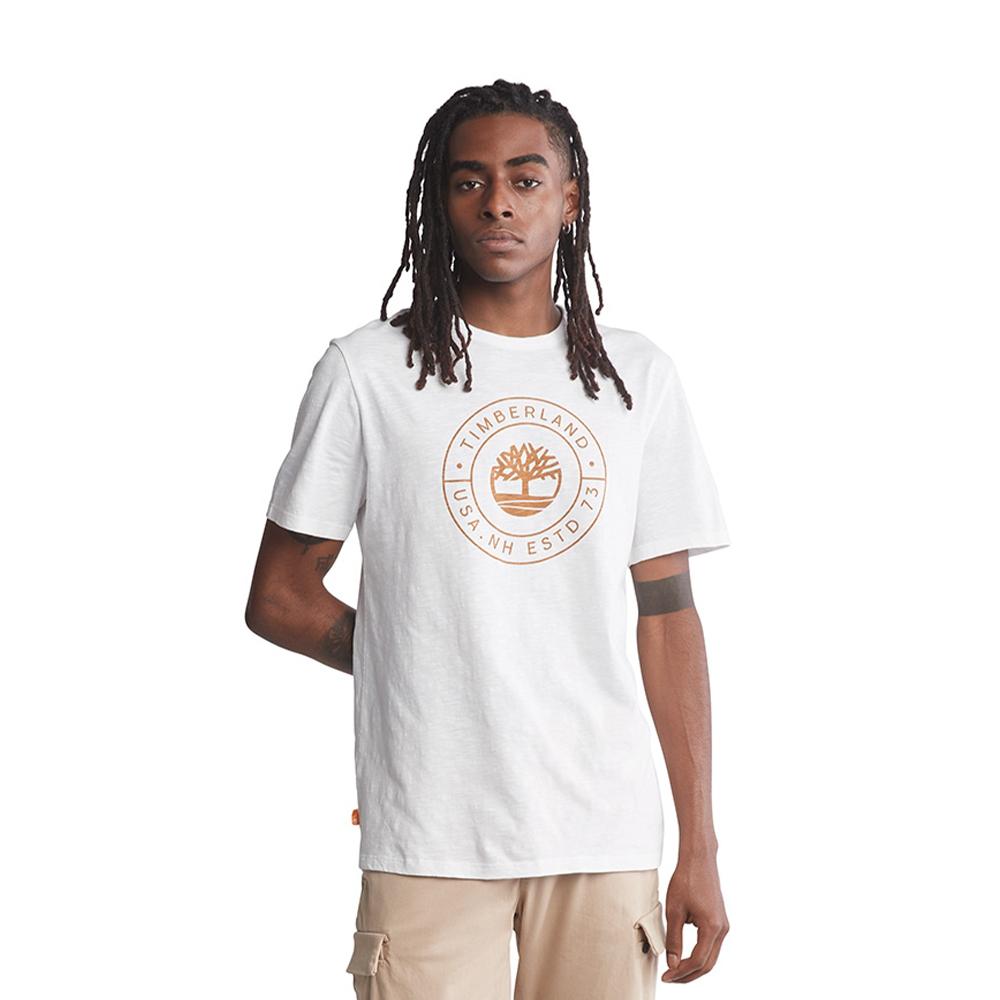 Timberland Men'S Seas Short Sleeve T-Shirt White_Tb0A623N1001
