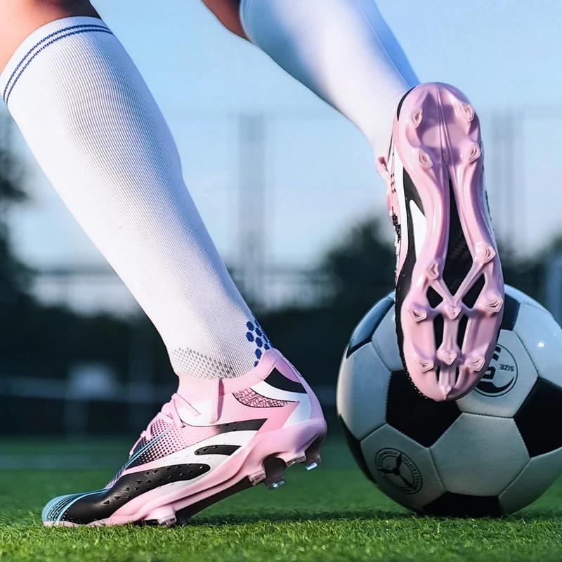 Kinderfußballschuhe Professionelle Fußballschuhe für Herren Leichte Socke Outdoor Rutschfeste Fußballschuhe Originale Sneakers