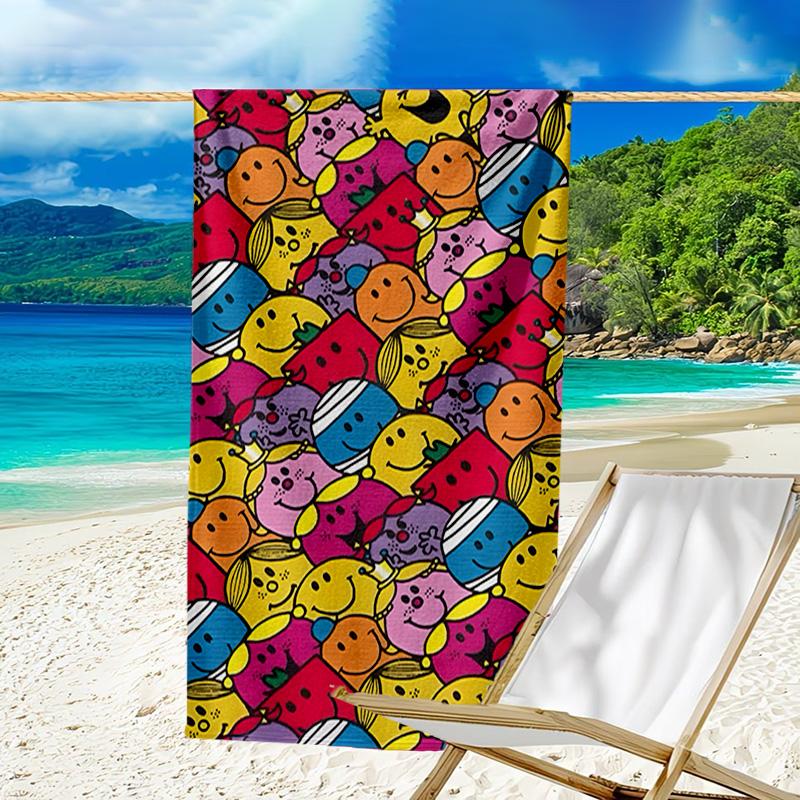 Rider Speeding Yamaha Through Neon Light Microfiber Beach Towel Lightweight And Quick-Dry, for Summer Travel, Beach Essential, Swimming Pool