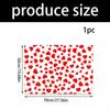 4Pcs Valentine's Day Wrapping Paper Love Heart Print Wrapping Paper for Wedding A0KF