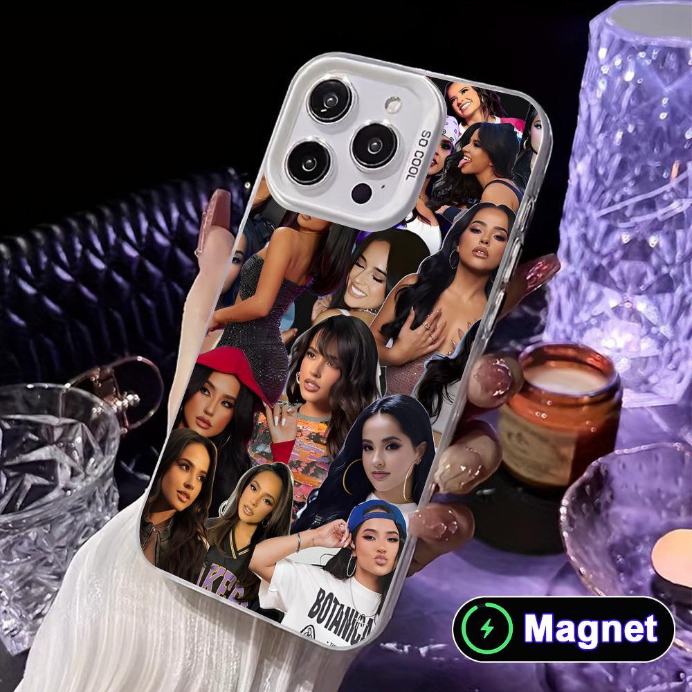 Fashion Becky G White Translucent MagSafe Mobile Phone Case for iPhone 17 16 15 14 13 12 11 X XR XS Air Pro Max Plus Cover