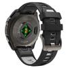 KALEBOL QuickFit 22mm Watch Strap for Garmin Fenix 7 Pro/7/6 Pro Dual Color Silicone Wrist Band