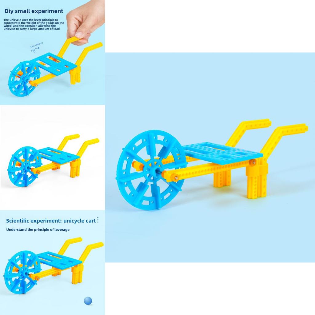 Self Made Unicycle Model Assembly Material Set Children Puzzle Toy For Kids Learning And Handson Fun