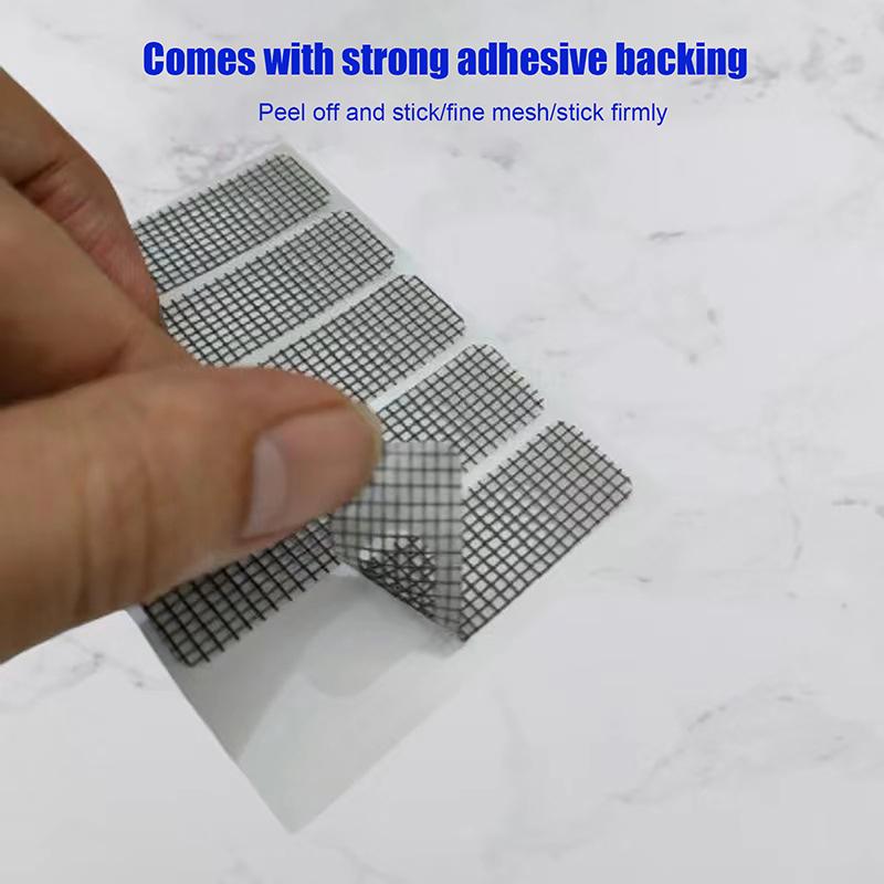 1/10 Stück Anti Fliegen Moskitonetz Fenstergitter Mesh Klebend Moskitos Insekten Fliegendes Ungeziefer Netz Vorhänge Für Küchenfenster Schutz