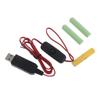 Type-C/USB To 4.5V AAA Battery Eliminator Cable Cord with Switch & Dummy Battery for LED Lights Razors Toy Radios