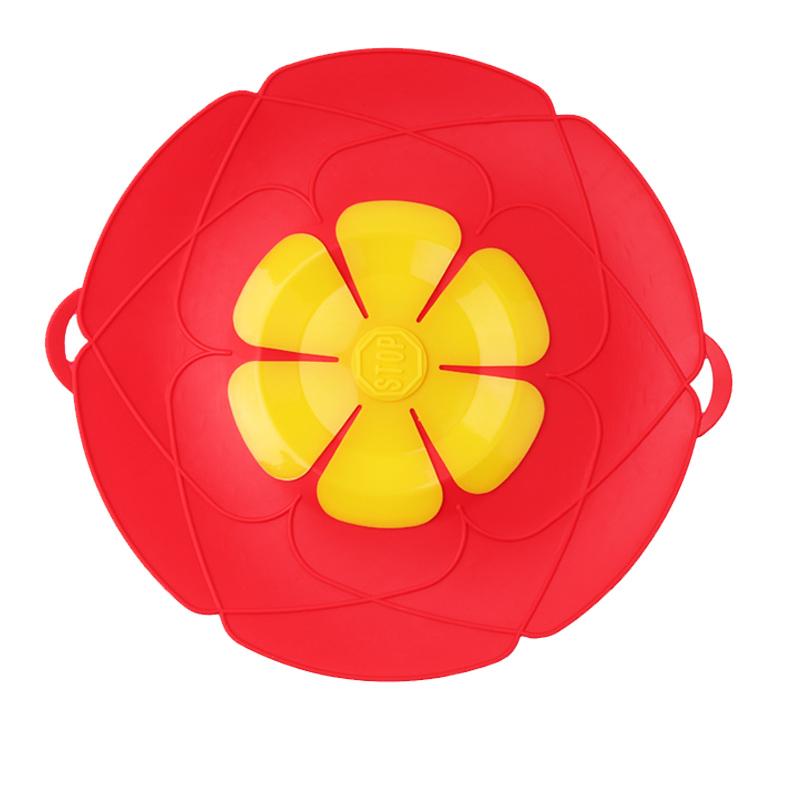 Silicone lid Spill Stopper Cover For Pot Pan Kitchen Accessories Cooking Tools Flower Cookware Home Kitchen Accessories Gadgets