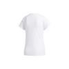 adidas T Shirts Women's White Crew Neck Moderate Cinched Waist EB4501