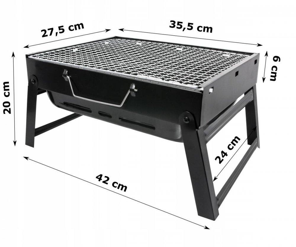 TG71417 Charcoal Briquette Grill, Portable Grill with Cover, Ash Pan