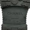 Great CHANEL Short Boots Coconeige Black Suede Leather Women 36 G37813 Used