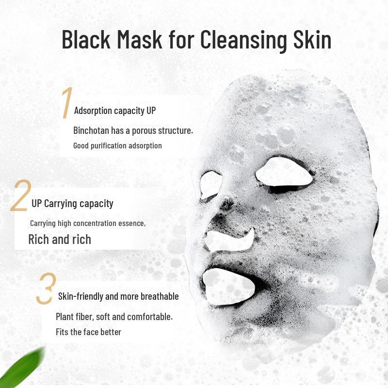 Samarelle Bamboo Charcoal Black Bubble Mask 30ml - Hydrating & Moisturizing for Clear Skin