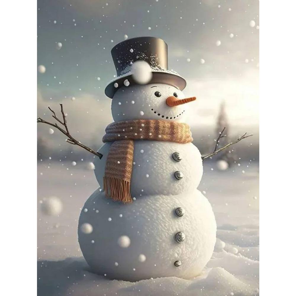 DIY full sirkel diamantmaling korssting 3D kunststil hjemmescene juledekorasjon diamantmaling 5d diamantkunstmaling