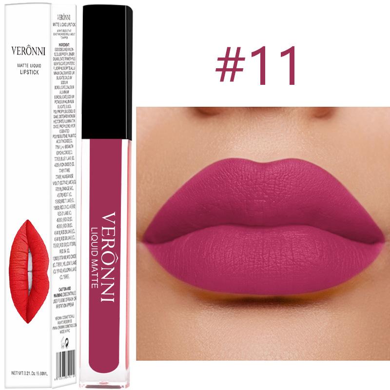 14 Color Square Tube Lip Gloss Waterproof Non Stick Cup, 24-hour Long-lasting Lipstick Lip Gloss, Sexy and Tempting Cosmetics