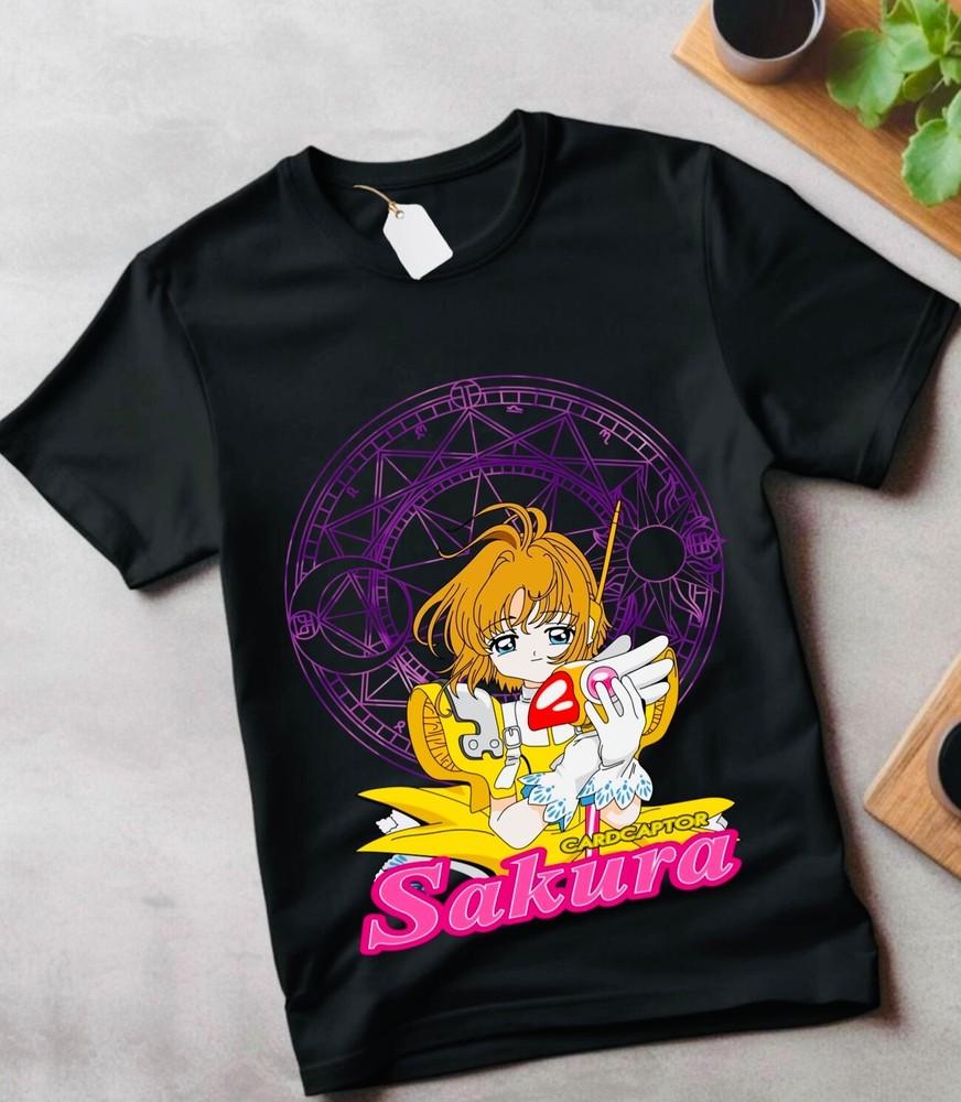 

Cardcaptor Sakura T-shirt Waifu Kero-Chan Kawaii Anime Manga Gift Shirt All Size 2XL