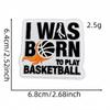 Sports Cartoon Basketball Embroidered Patch - Clothing Accessory Label