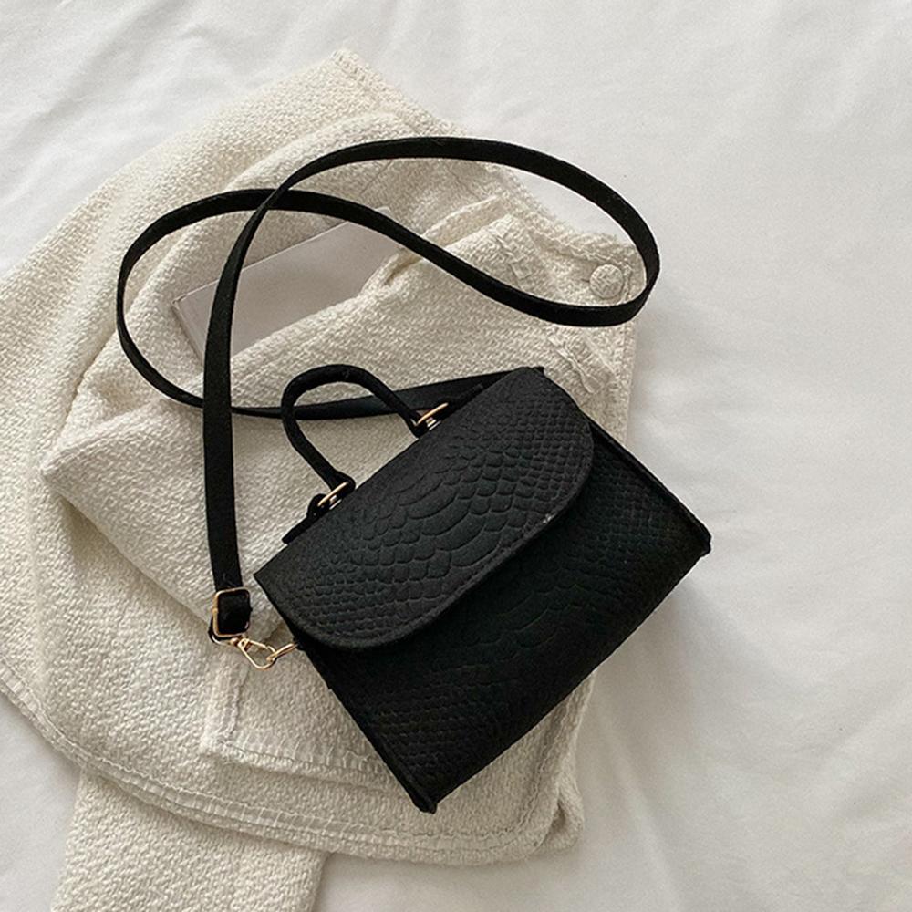 Crossbody Bag Solid Color Handbags Pouch Trendy Messenger Bag For Travel Work Or Office Daily Use