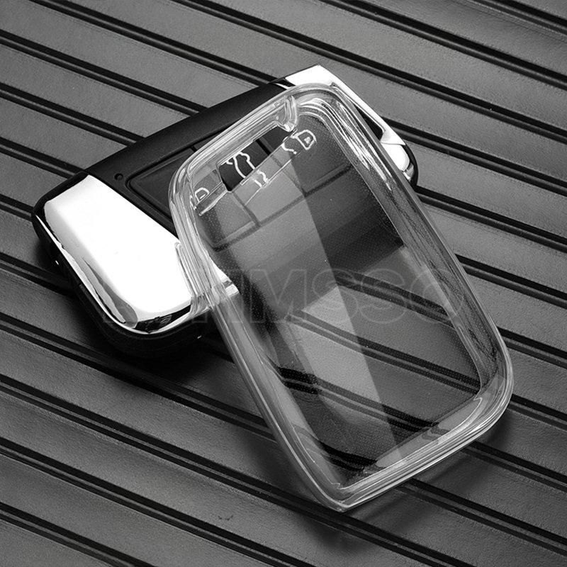 Geantă de husă pentru chei de mașină, transparentă, moale, TPU, pentru VW Volkseagen Passat B8 Magotan pentru Skoda Superb A7 Kodiaq Seat Shell Fob