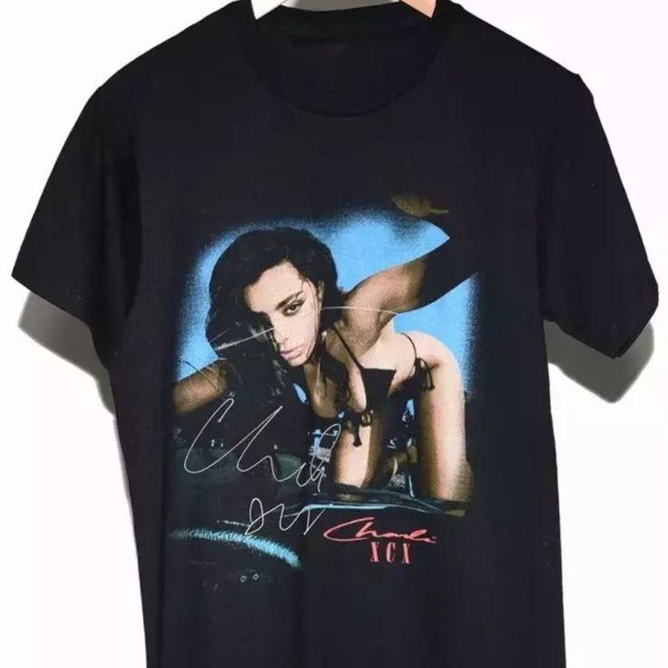 Горячая винтажная футболка Charli Xcx Концерт 2024 Черная Все размеры SG016 Унисекс футболка XXXL