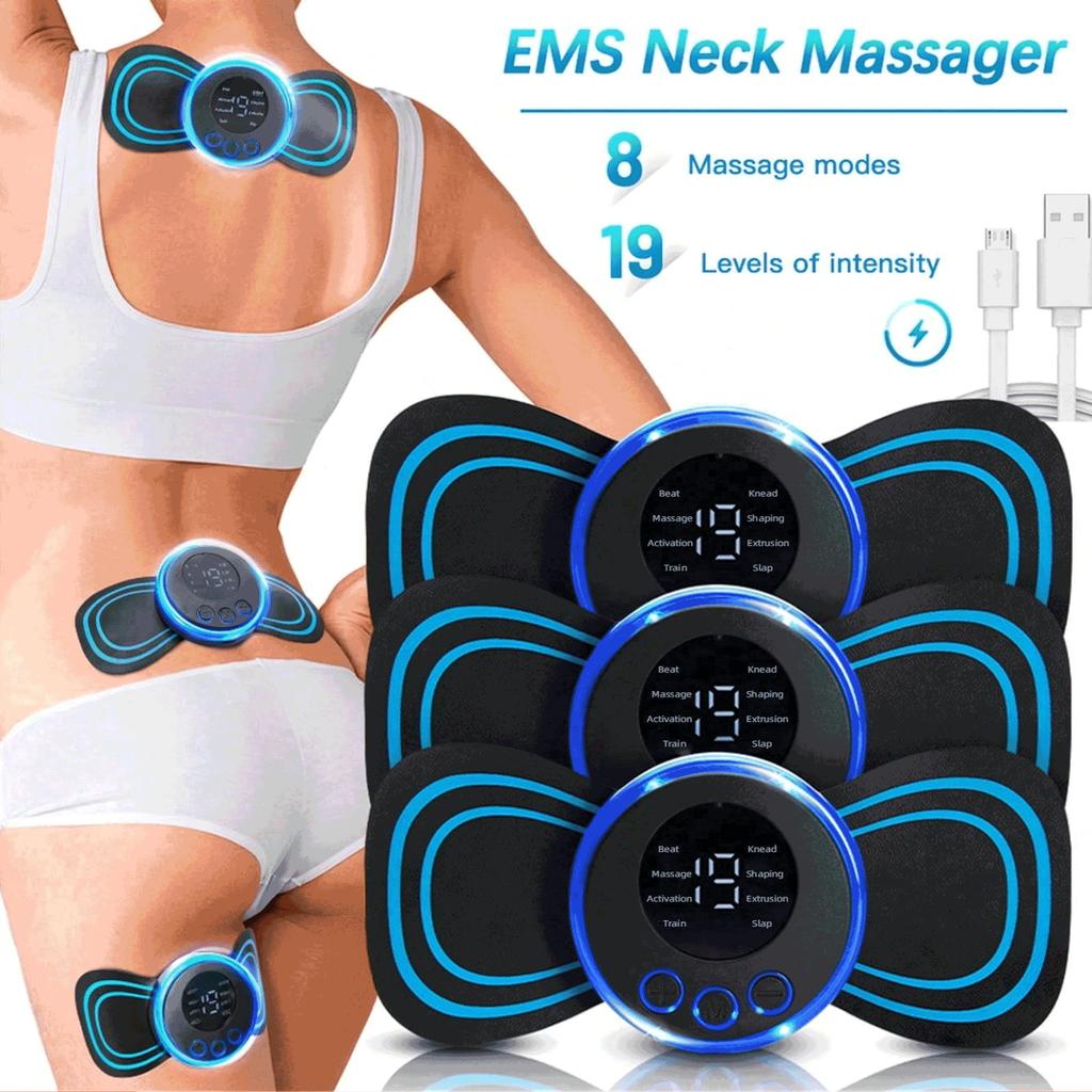 Elektrická EMS masážna podložka na nohy Prenosná Skladacia Masážna Podložka Stimulácia Svalov Zlepšuje Relax Nohy