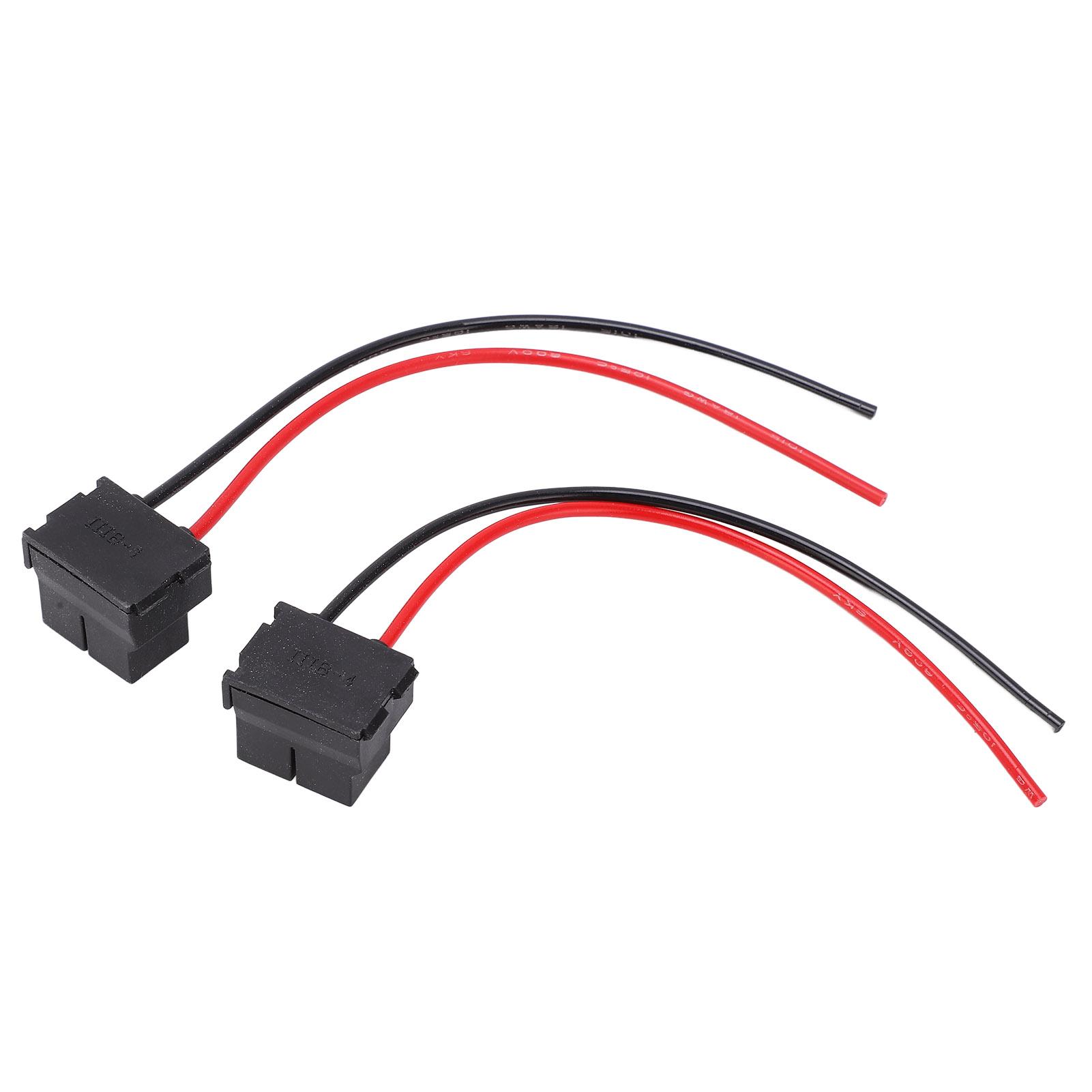 

2Pcs H7 4 H7 Female Connector Wiring Harness Angled Ceramic Female Connector with Wire for Lamp Socket
