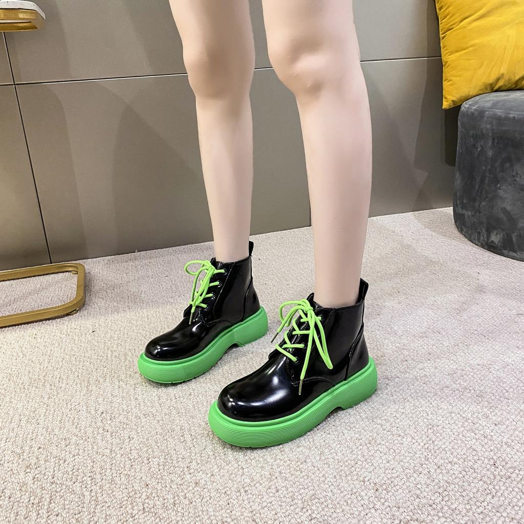Botas Martin mujer Plataforma Otoño Invierno Tacón alto Tacón grueso Pipa  de humo Chelsea Botas Botines mujer Botines de mujer comprar a buen precio  — entrega gratuita, reseñas reales con fotos — Joom