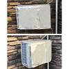 Outdoor Air Conditioner Cover Waterproof Dust Proof Snow Protection Cleaning Bag Silver
