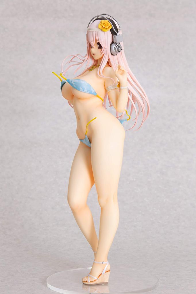 Orchid Seed Super Sonico Summer Vacation Scale PVC Complete Figure Resale PVC285 Ver. 1/4.5 Pre-painted