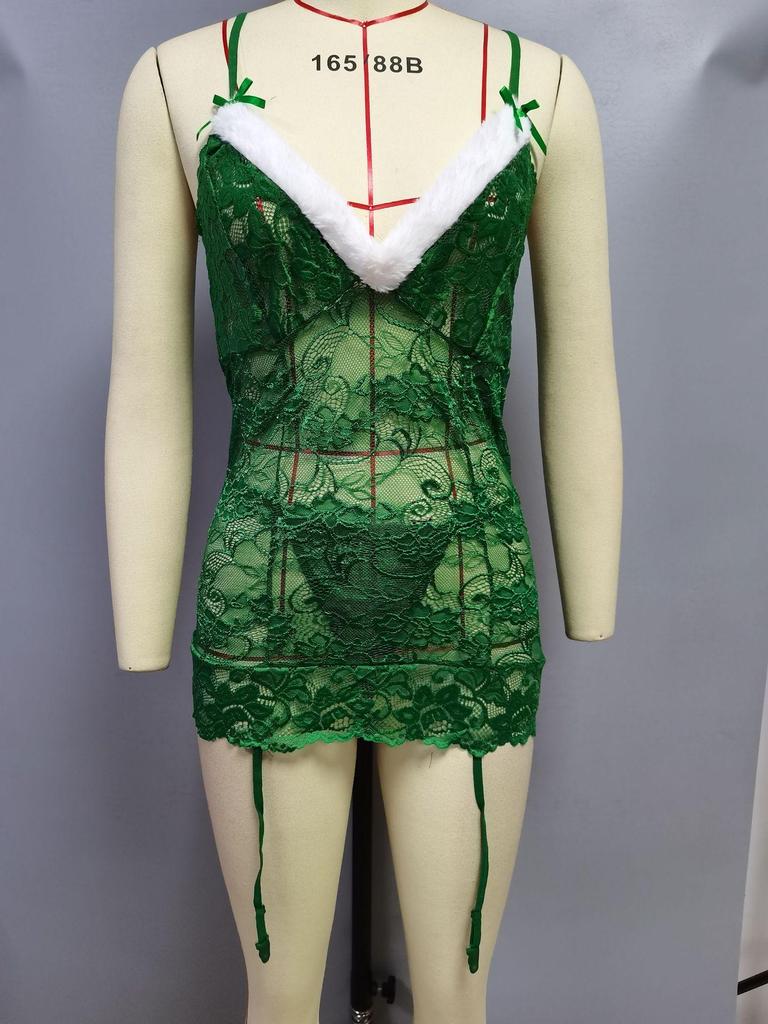 New European and American Sexy Christmas Costume Lingerie for Fun Cosplay
