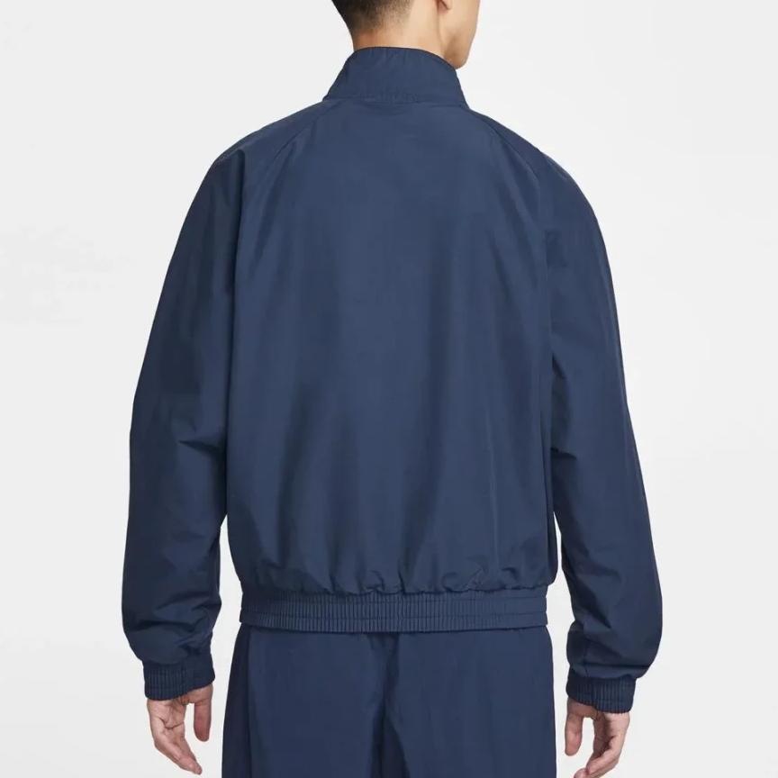 Nike Club Polokragen Sportlich Lässig Lockere Jacke Herrenjacke Blau FZ0657451