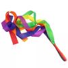 Conjunto de 12 Fitas de Ginástica Arco-Íris para Ginásio, Treino, Circo, Dança, Twirling