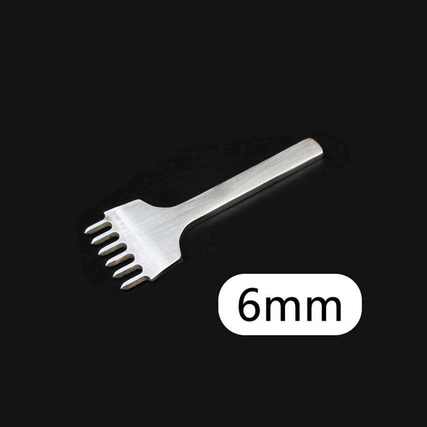 1Pc 3/4/5/6mm Leather Hole Punch Eyelets Tool Button Installer Belt Hole Puncher Work With Leather Craft Leather Goods Tools