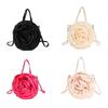 Shoulder Bag Clutch Bag 3D Rose Shape Crossbody Bag Handbag Fashion Tote