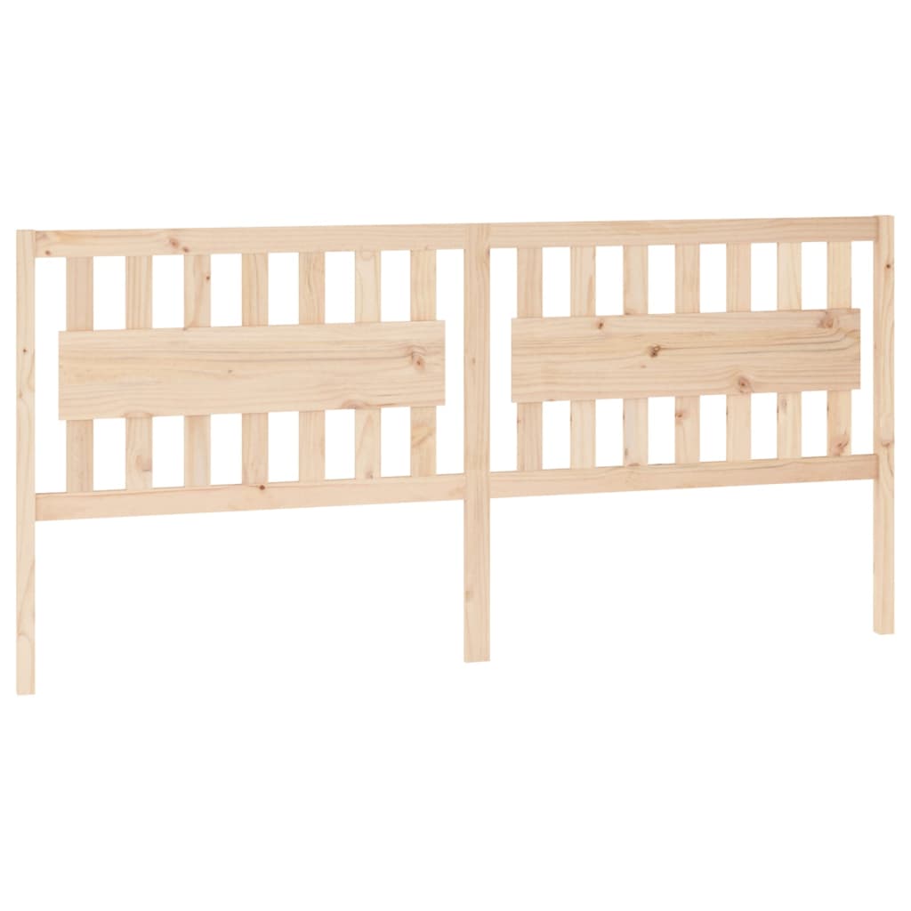 Headboard 205.5 X 4 X 100 Cm Solid Pine Wood