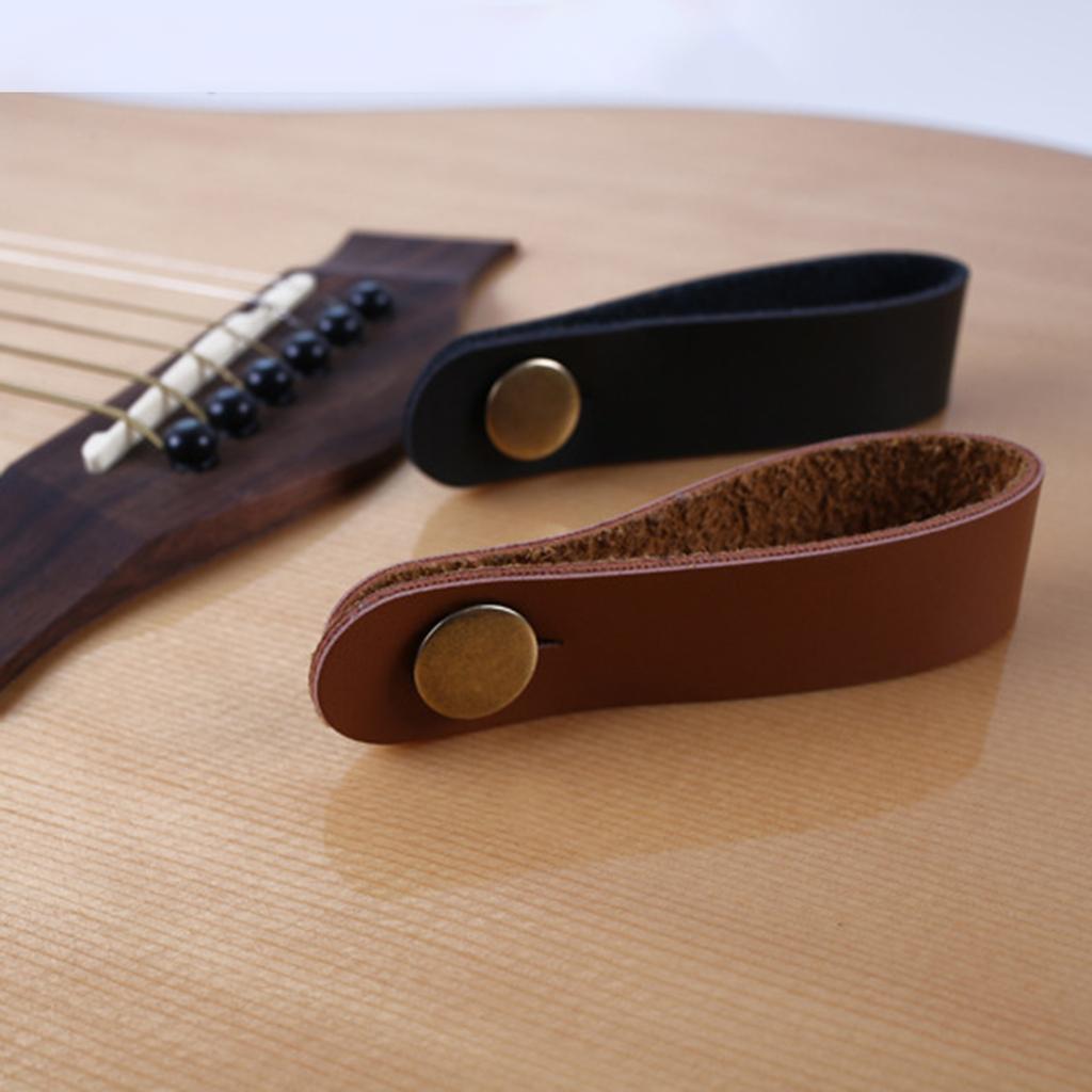 2 szt. skórzany pasek na głowę do gitary, pasek na szyję do gitary, pasek na głowę do gitary akustycznej i elektrycznej, ukulele