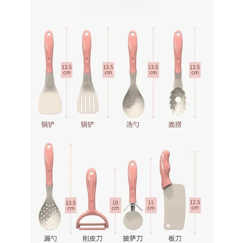 28 PCS Kids Kitchen Toys Set Play Kitchen Accessories Kit with Play Pots Pretend Food Cooking Toy Toddler Girls Boy Gift