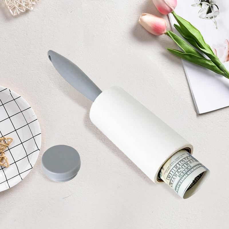 Money Hider Lint Roller Clothes Lint Remover For Pet Hair Secret Jewelry Storage Home Security For Change Cash Key Valuables