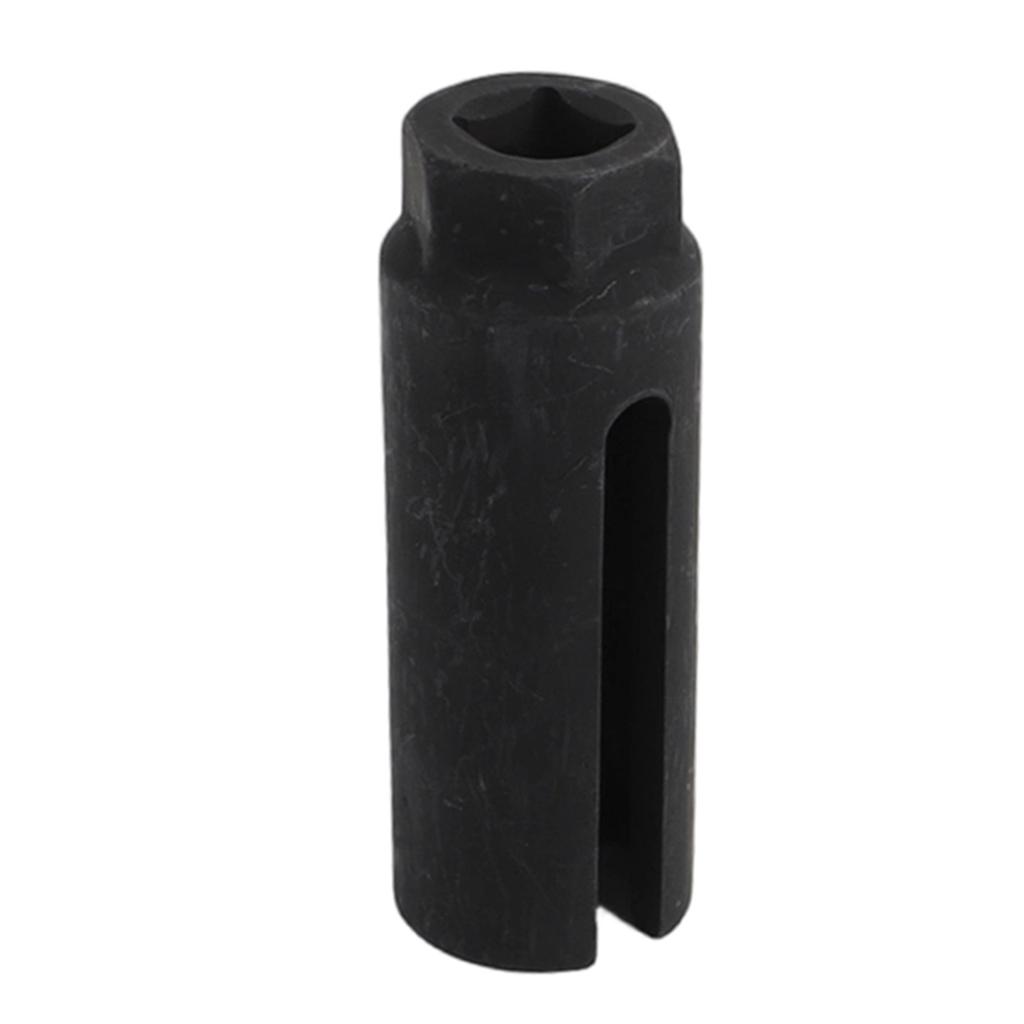 1set 22mm Narrow Mouth Oxygen Sensor Sleeve 1/2inch Drive Slotted Oxygen Sensing Drive Socket Wrench Tool For Car Repair