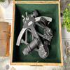 Tamaya Working Sextant,  Maritime Navigational Instrument With Wooden Box, Astrolabe Ships Instrument, Navigational Sextant