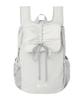 Zeroplanet Nylon Shirred Ribbon Backpack [Grey]