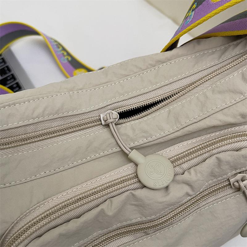 Multi-pocket Messenger Bags for Women Fashion Nylon Shoulder Bag Ladies Large Handbags Female Travel Shopping Tote Purse