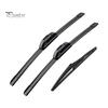 Natural Rubber Wiper Blades Car 3 Piece Set for Mazda CX-5 CX-9 Pre-2017/2017+, 24"+18"+14" Easy Installation Front and Rear Windshield Wipers, Silent
